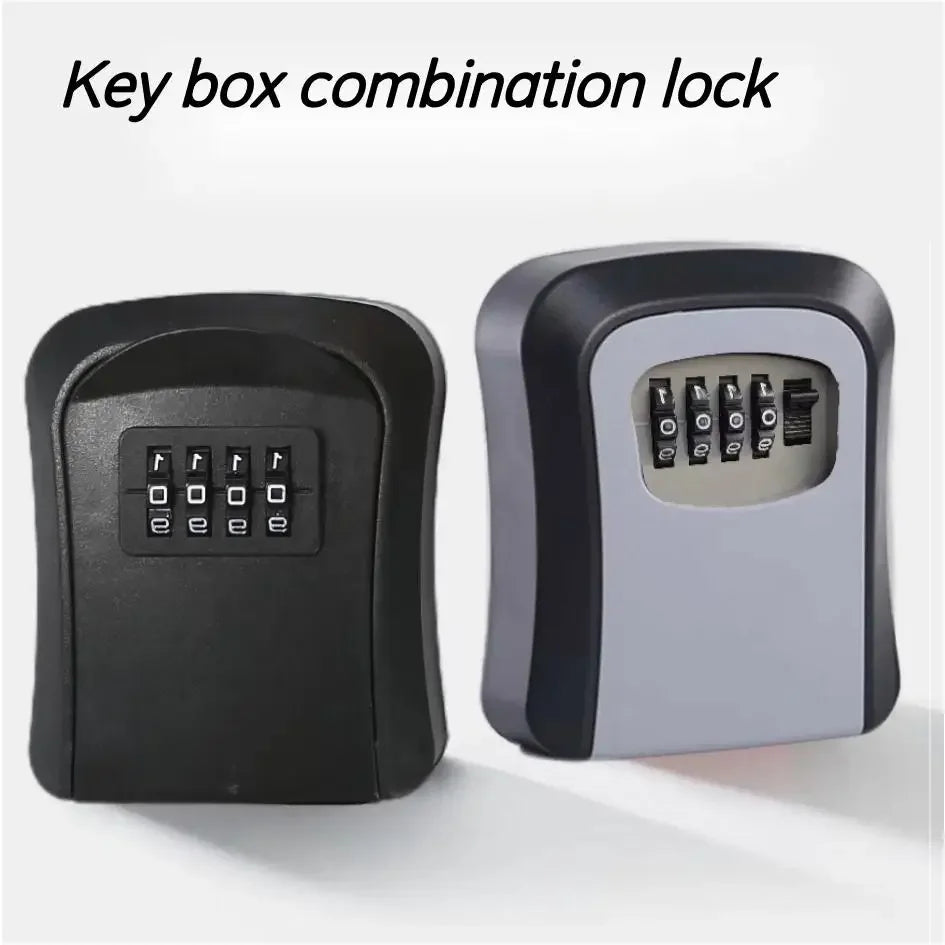 Secure Your Space with the Key Keeper Waterproof Combination Lock Box - 4 Digit Passwords for Up to 5 Keys, Perfect for Home or Office